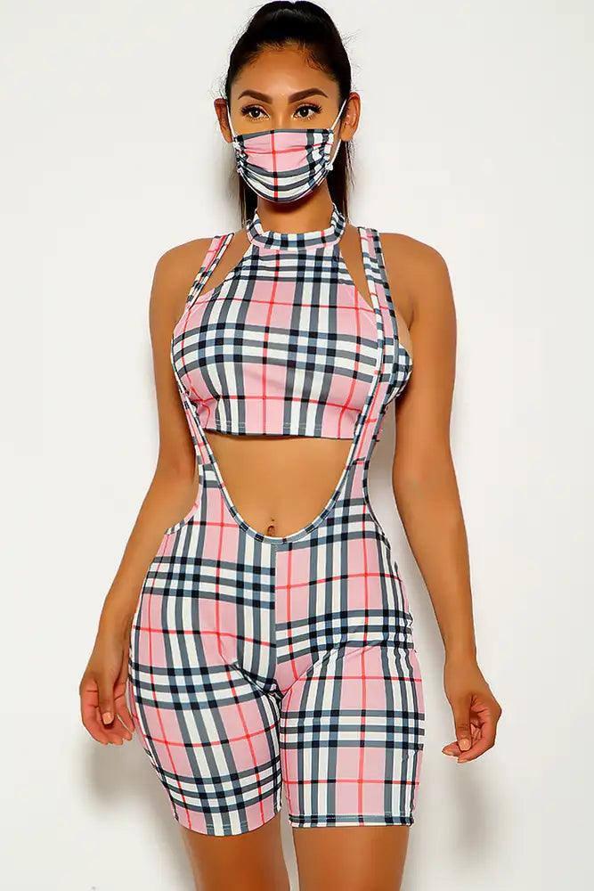 Beige Black Graphic Print 3 Piece Outfit - AMIClubwear