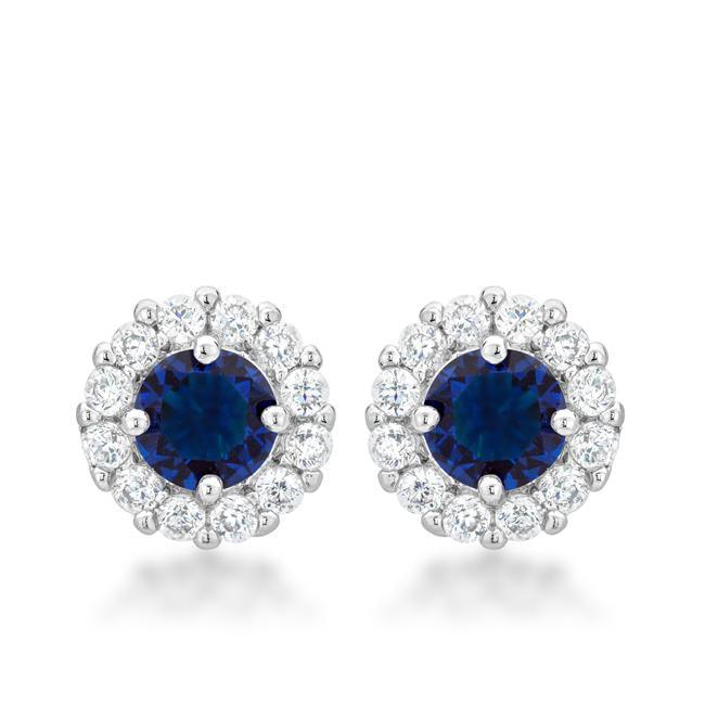 Bella Bridal Earrings in Blue - AMIClubwear