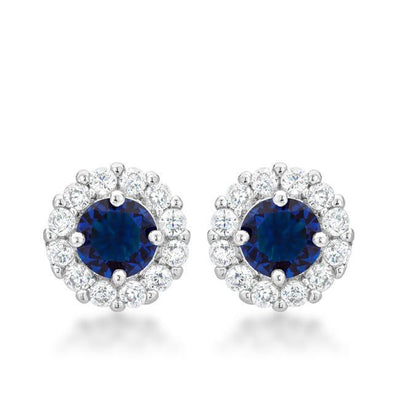 Bella Bridal Earrings in Blue - AMIClubwear
