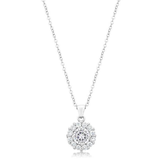 Bella Bridal Pendant in Clear - AMIClubwear