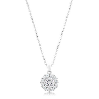 Bella Bridal Pendant in Clear - AMIClubwear