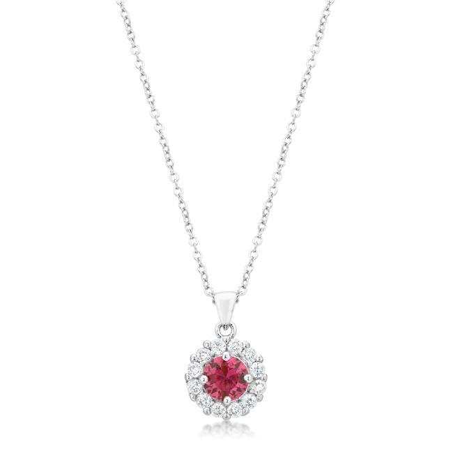 Bella Bridal Pendant in Pink - AMIClubwear