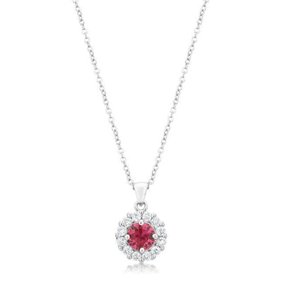 Bella Bridal Pendant in Pink - AMIClubwear