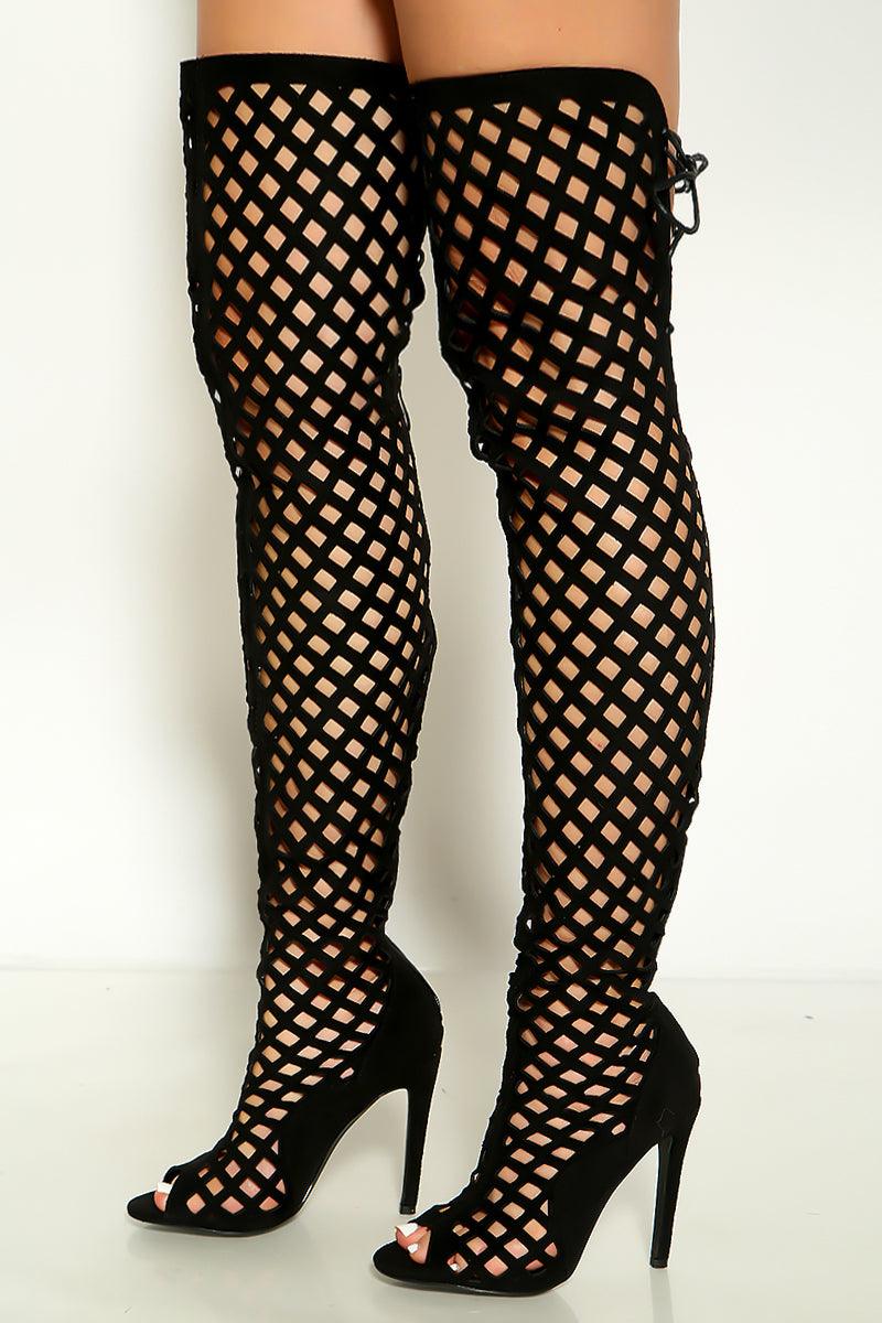 Gladiator thigh hot sale high boots