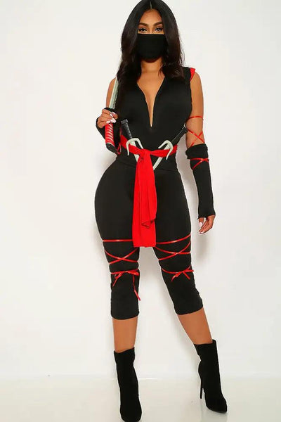 Ninja Assassin Costume for Women Women's Ninja Costume Set X-Small :  : Clothing, Shoes & Accessories