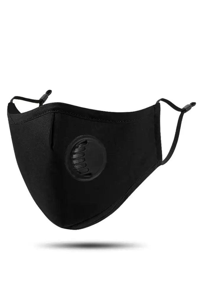 Black Respirator Washable 1 Piece Face Mask - AMIClubwear