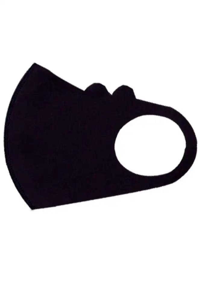 Black Reusable Kids Face Mask 1 Piece - AMIClubwear