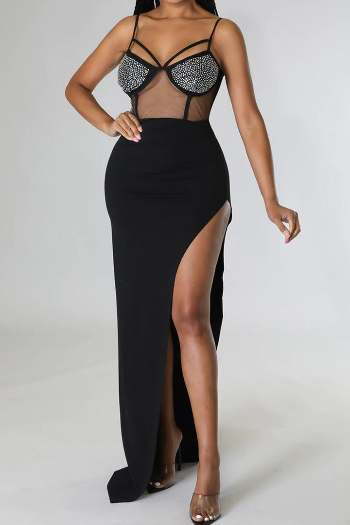 black-silver-rhinestone-mesh- black-silver-rhinestone-mesh-