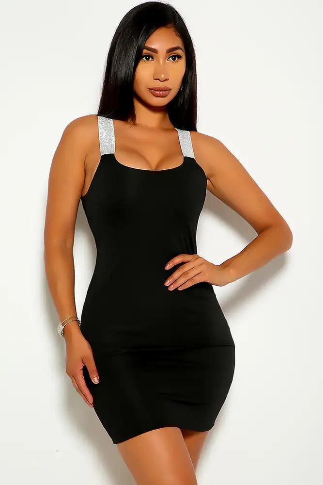 Black Sleeveless Party Dress - AMIClubwear