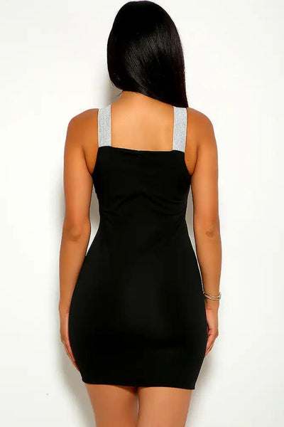 Black Sleeveless Party Dress - AMIClubwear