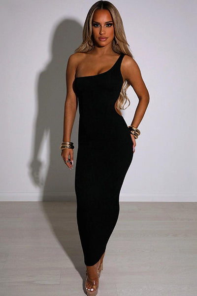 Black Sleeveless Sexy Open Back Party Dress - AMIClubwear