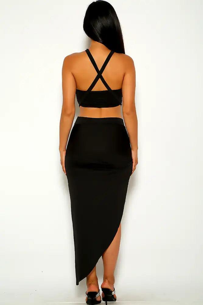 Black Strappy Sleeveless Maxi Dress - AMIClubwear