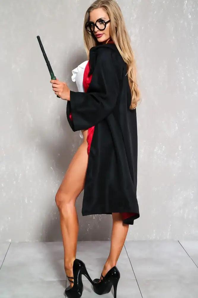 Black Wine Wizard Cloak - AMIClubwear
