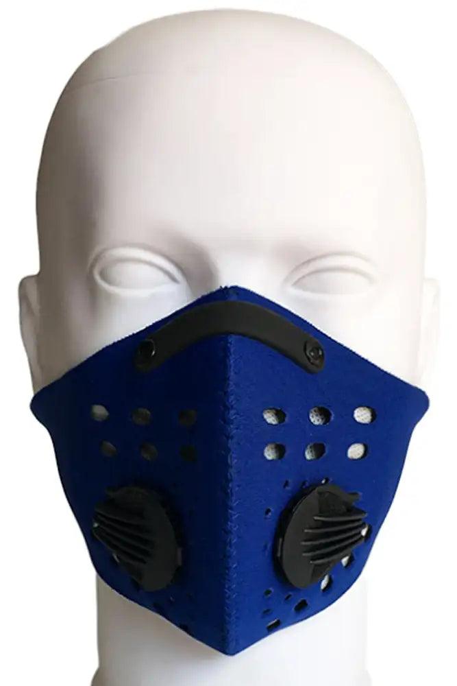 Blue Double Respirator Protection Filter Face Mask - AMIClubwear
