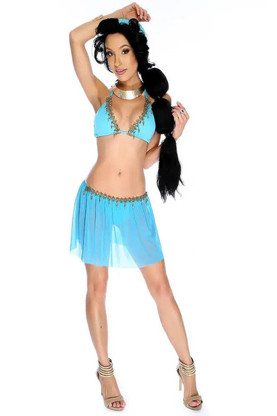 Blue Princess Jas 2pc Sexy Costume - AMIClubwear