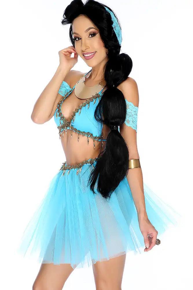 Blue Princess Jas 2pc Sexy Costume - AMIClubwear