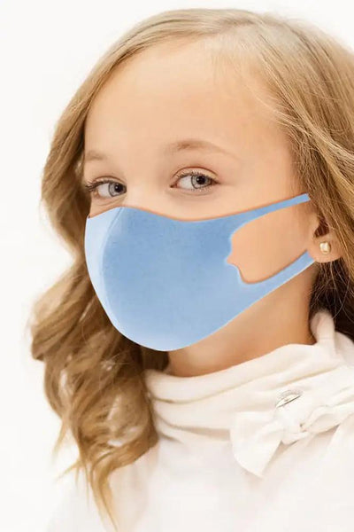 Blue Reusable Kids Face Mask 1 Piece - AMIClubwear