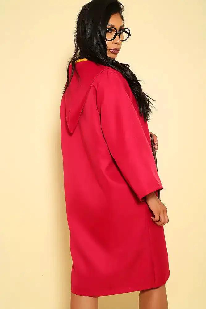 Burgundy Sexy Wizard 3 Piece Harry Costume