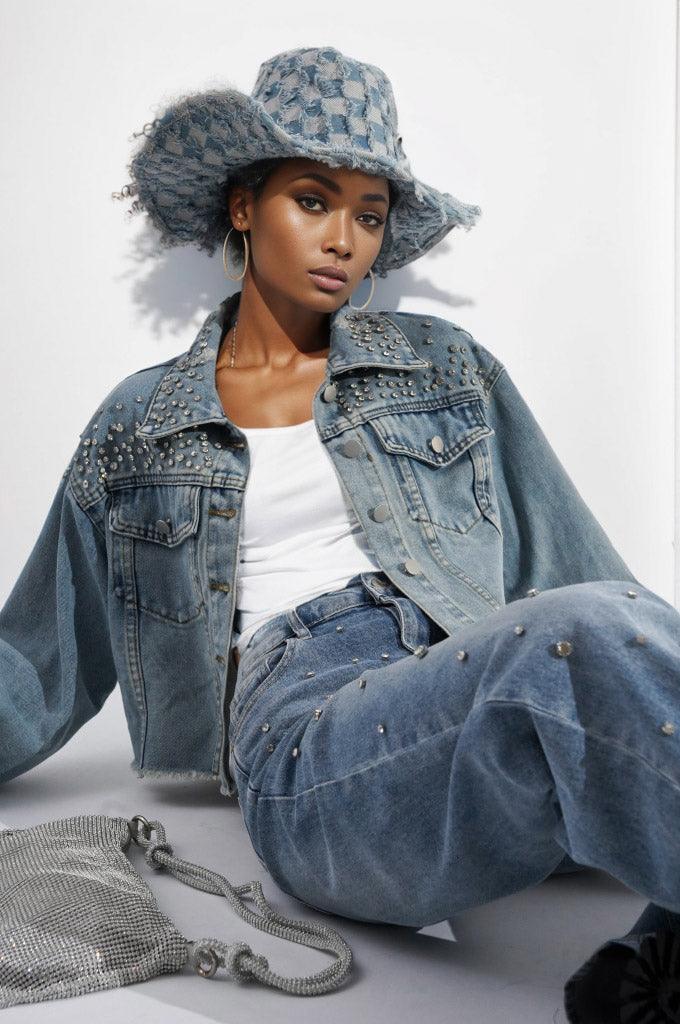 LANNI - DENIM - AMIClubwear