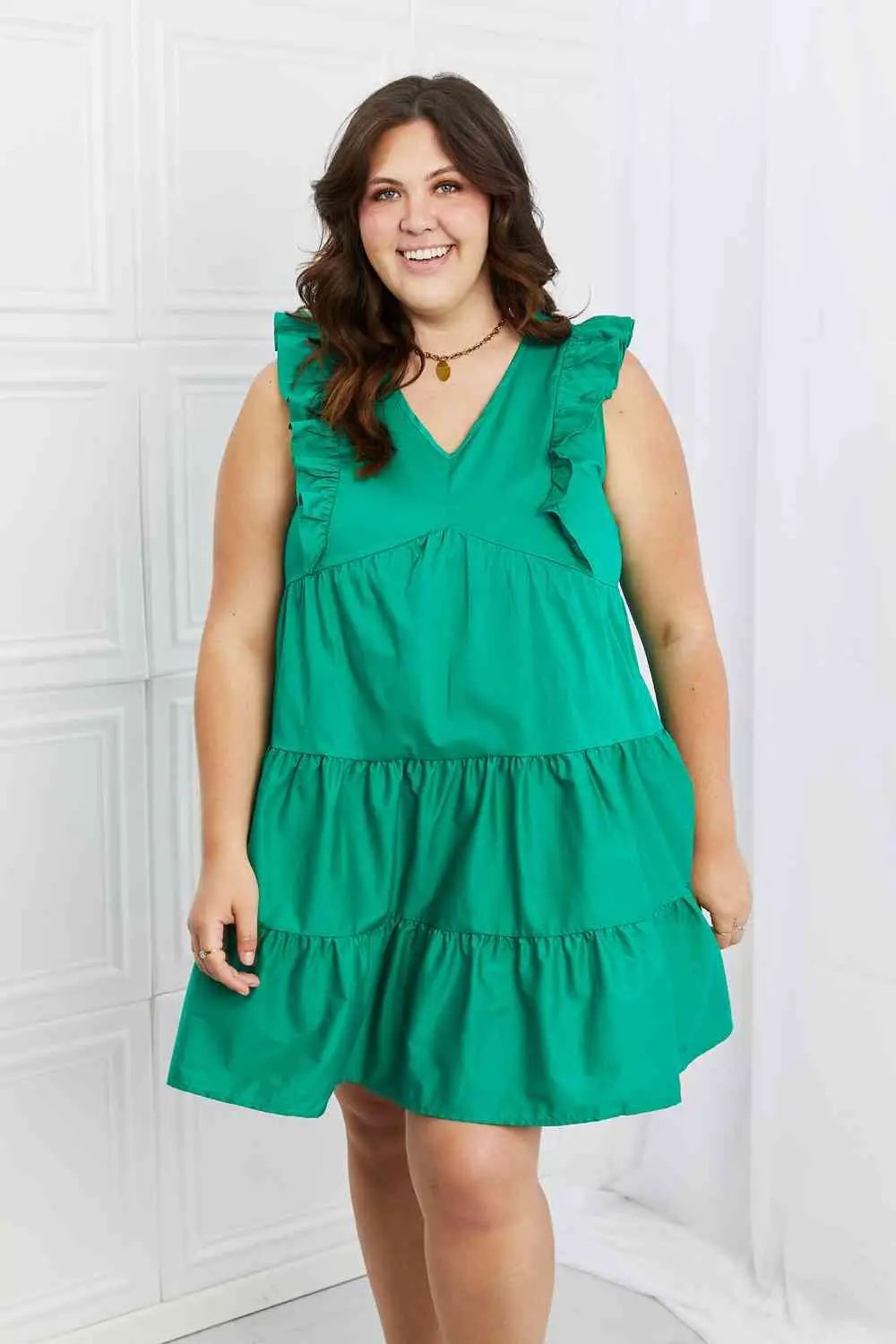 Hailey & Co Play Date Full Size Ruffle Dress