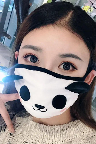 Cute Panda Bear Washable Reusable Face Mask - AMIClubwear