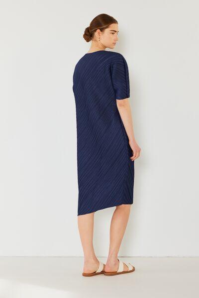 Marina West Swim Pleated Dolman Sleeve Dress - AMIClubwear