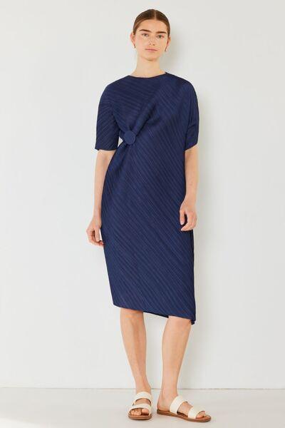 Marina West Swim Pleated Dolman Sleeve Dress - AMIClubwear