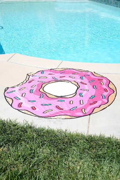 Donut Print Versatile Swimsuit Cover Up - AMIClubwear