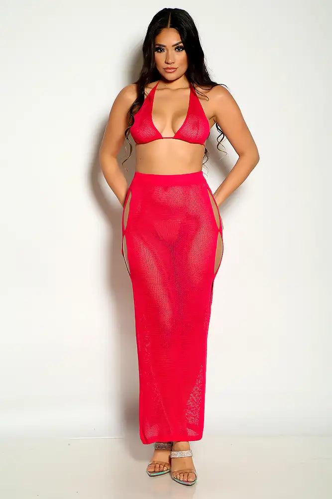 strapless open back dress Sexy Pink Deep V Neckline Front Draped Club Dress – SEXY AFFORDABLE CLOTHING main image 1