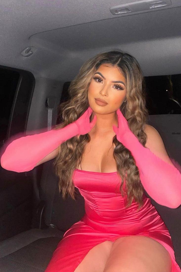 Uncover Sexy Slit Dresses and High Slit Skirts | AMI Clubwear  AMIClubwear