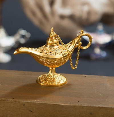 Gold Detailing Genie Lamp Costume Accessory - AMIClubwear