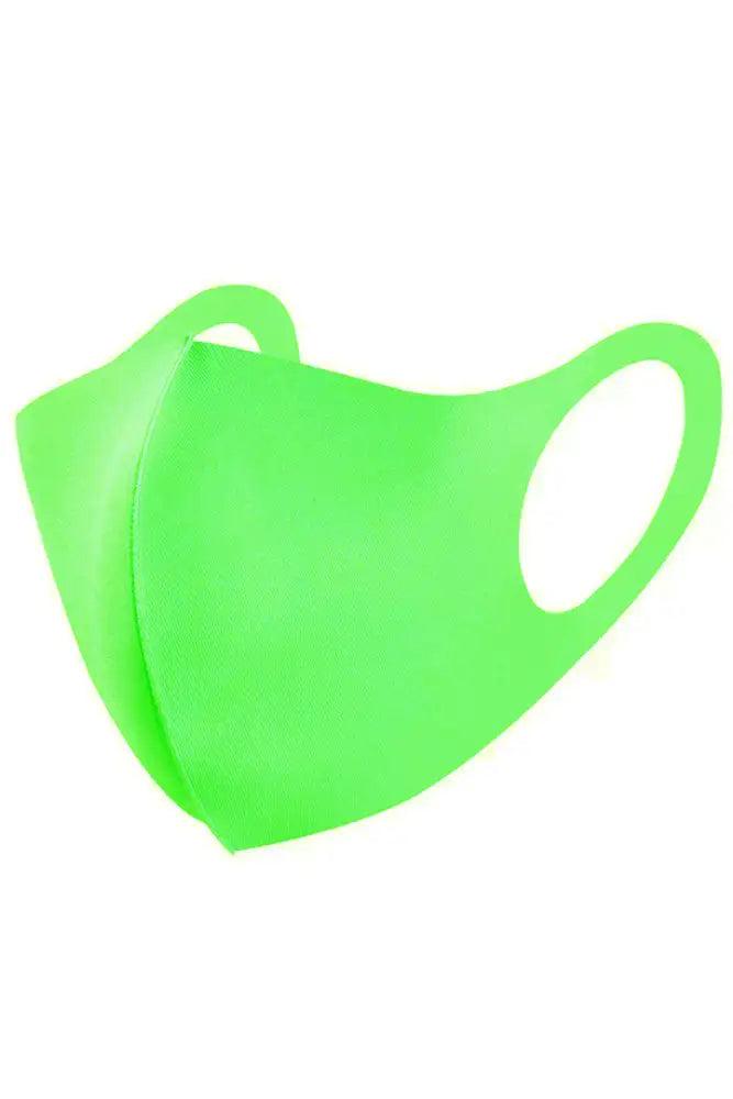 Green Breathable Reusable Washable Face Mask - AMIClubwear