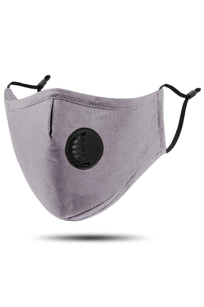 Grey Respirator Washable 1 Piece Face Mask - AMIClubwear