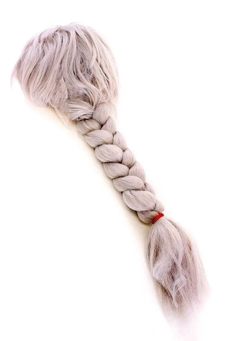 Grey Snow Queen Kid Wig