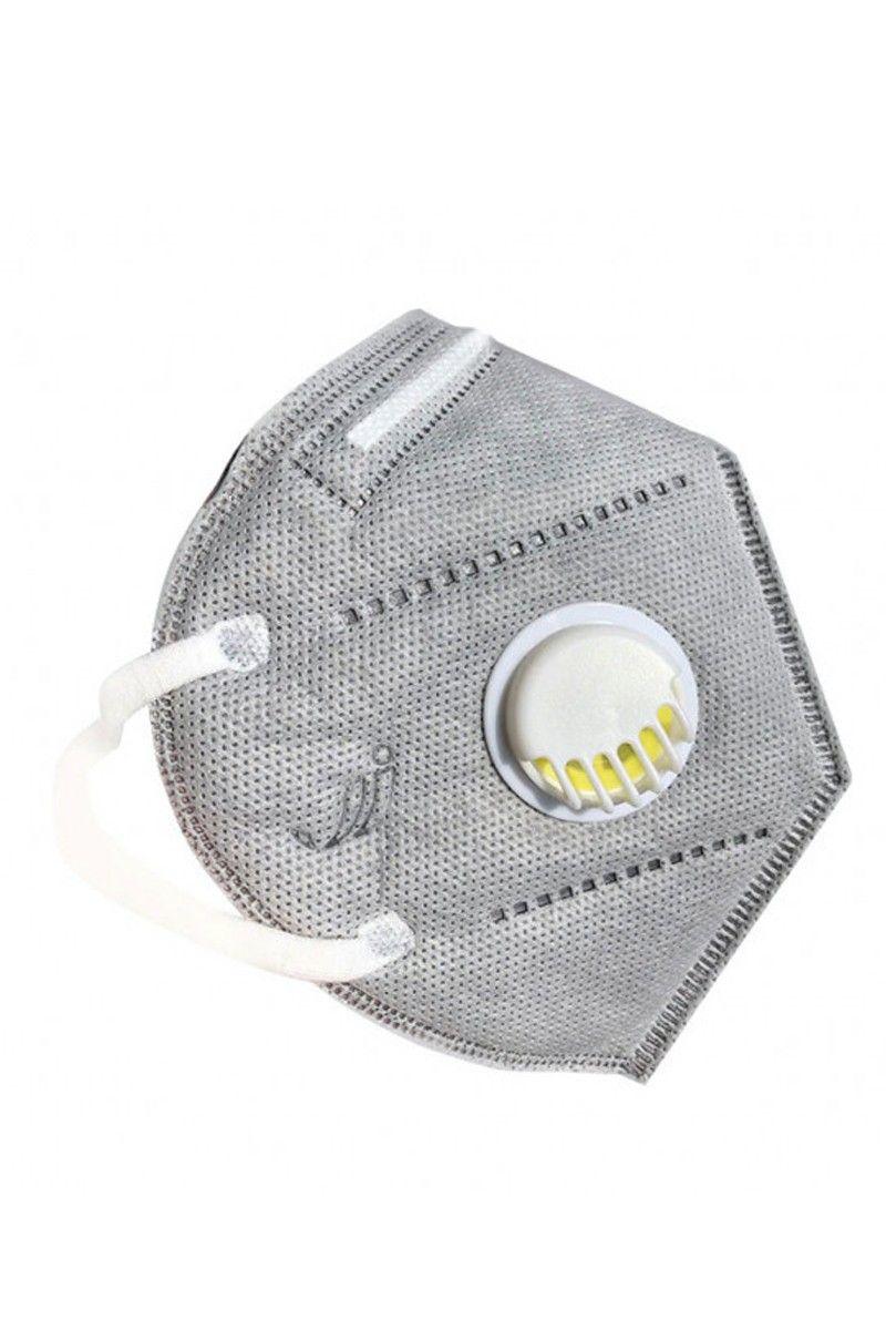 Grey White 5 Layer KN95 3 Piece Facemask - AMIClubwear