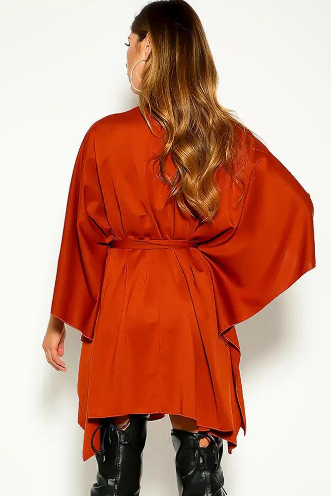 Iron Wrap Poncho Belted Outerwear Coat - AMIClubwear