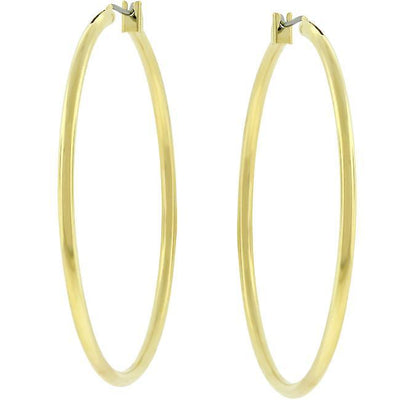 Large Golden Hoop Earrings - AMIClubwear