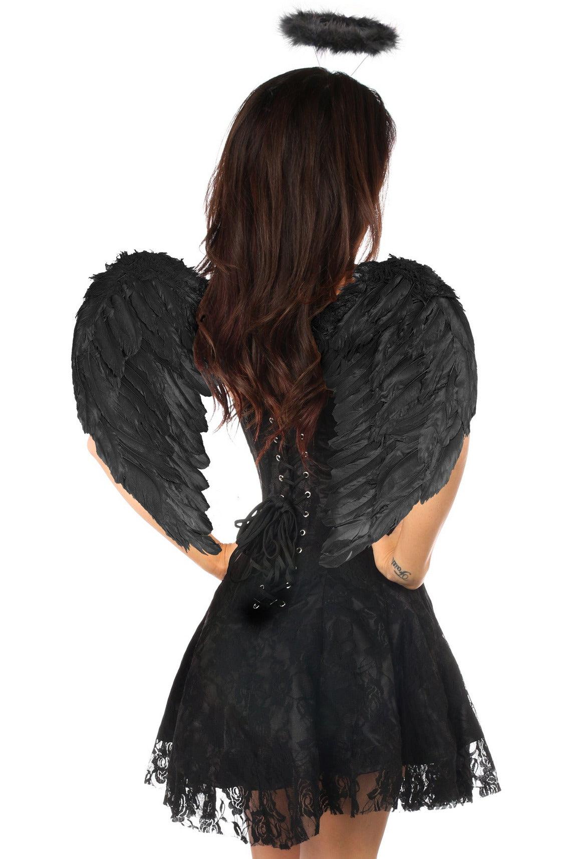 Lavish 3 PC Dark Angel Corset Dress Costume - AMIClubwear