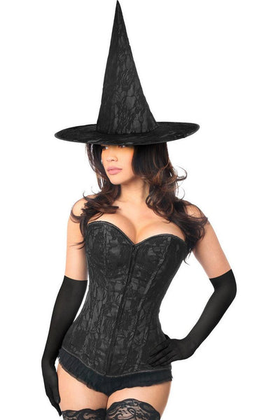 Lavish 3 PC Midnight Witch Corset Costume - AMIClubwear
