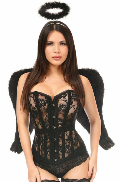 Lavish 3 PC Sexy Dark Angel Corset Costume - Daisy Corsets