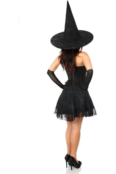 Lavish 3 PC Sultry Witch Corset Dress Costume - AMIClubwear