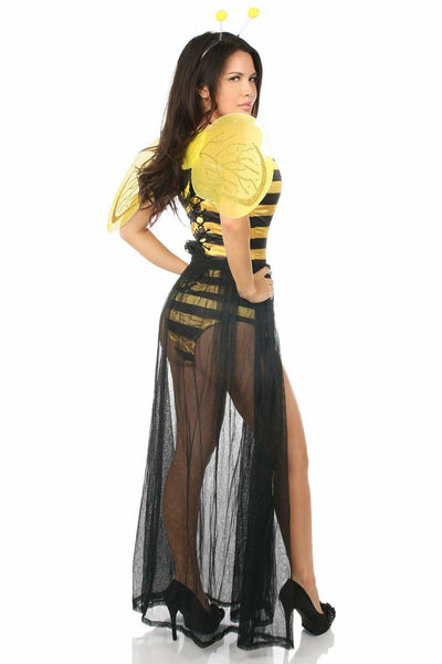Lavish 4 PC Sexy Bumblebee Corset Costume - Daisy Corsets