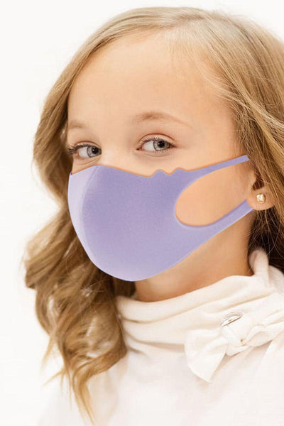 Light Grey Reusable Kids Face Mask 1 Piece - AMIClubwear