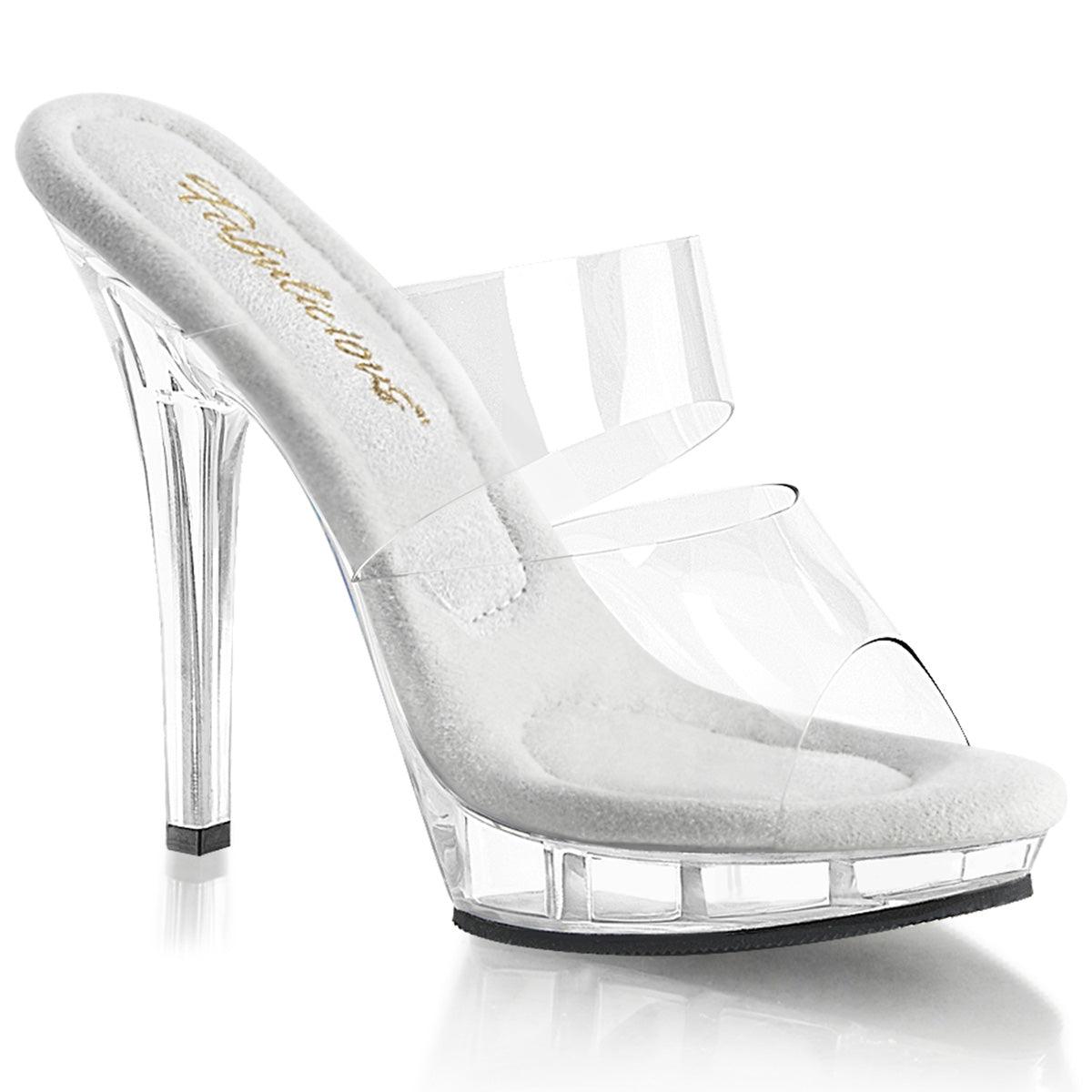 LIP-102 Sexy Clear Strap Heels – AMIClubwear