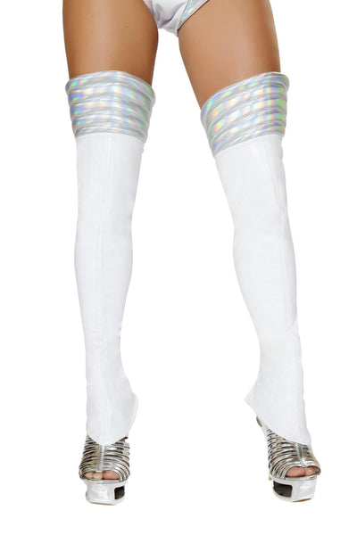LW4739 - White Space Girl Leggings - AMIClubwear