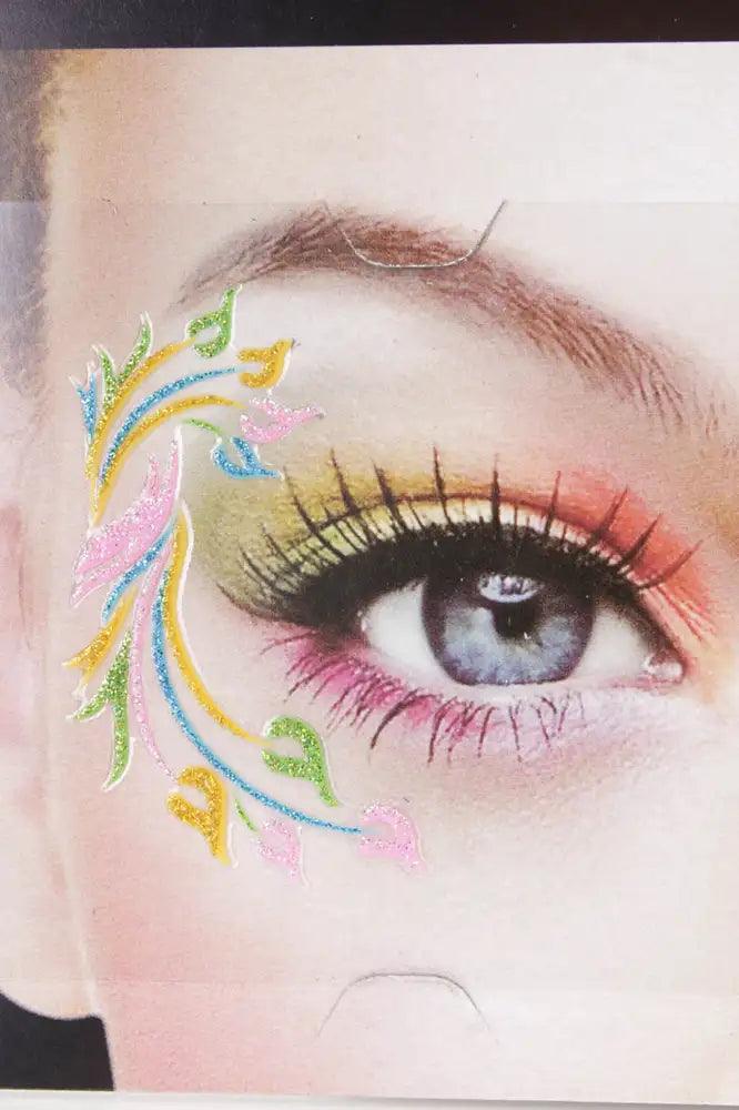 Marigold Pink Glitter Facial Stickers - AMIClubwear