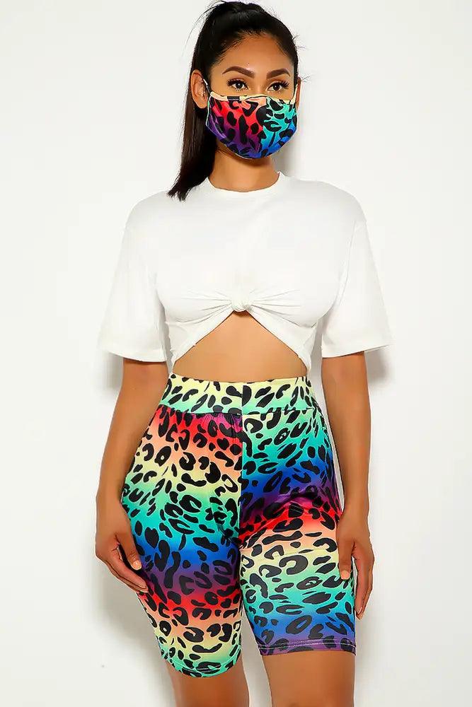 Multi Leopard Three Piece Outfit - AMIClubwear