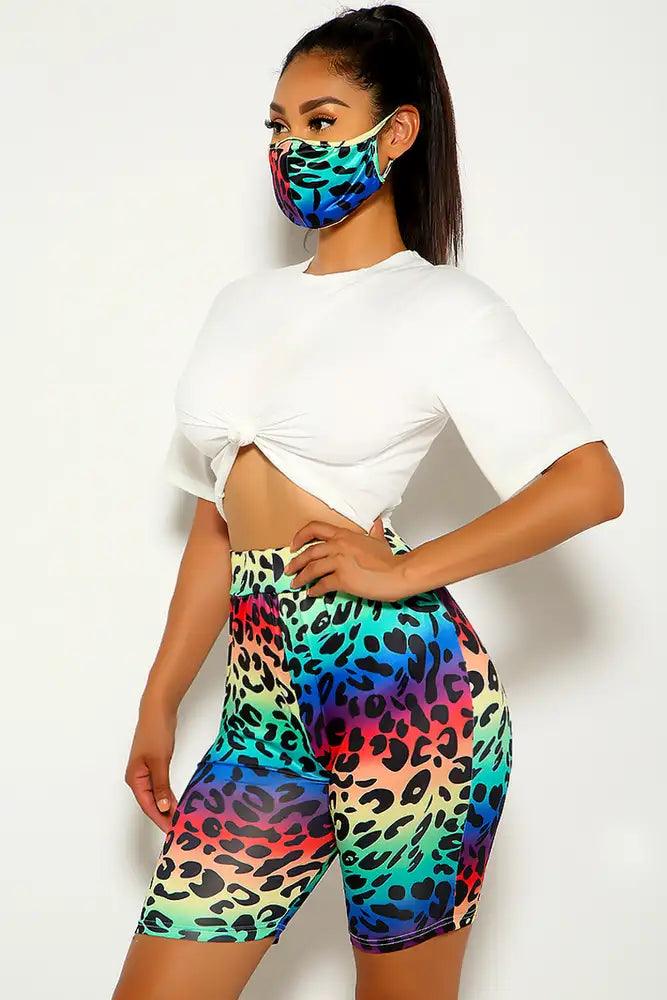Multi Leopard Three Piece Outfit - AMIClubwear
