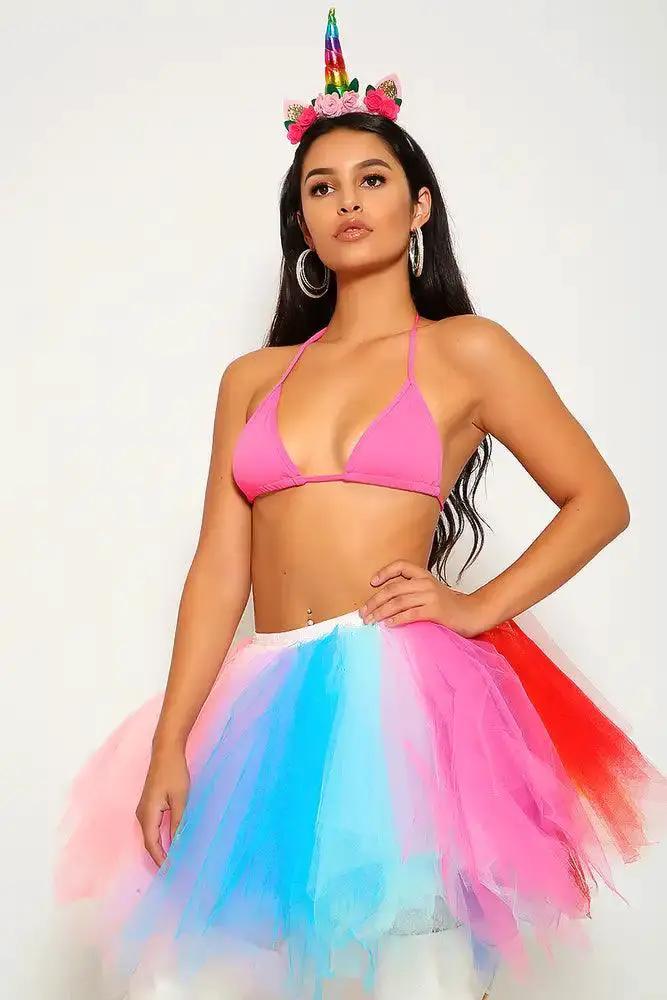 Mystical Pink 3 Pc. Fantasy Unicorn Princess Costume