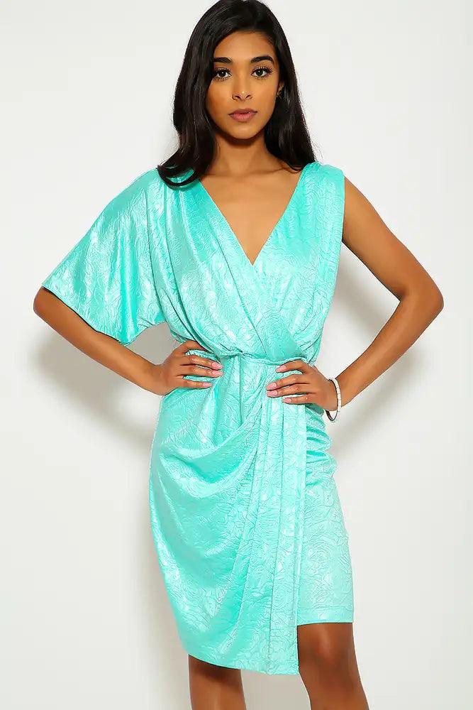 Olive Knotted Cut Out Cheeky Two Piece Swimsuit - AMIClubwear